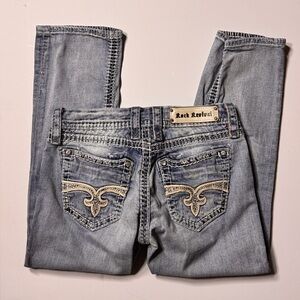 Size 28 Rock Revival Ella Capri